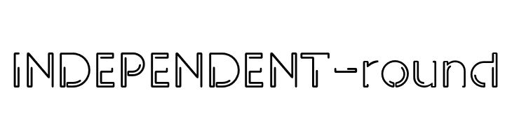 INDEPENDENT-round  免费字体下载
