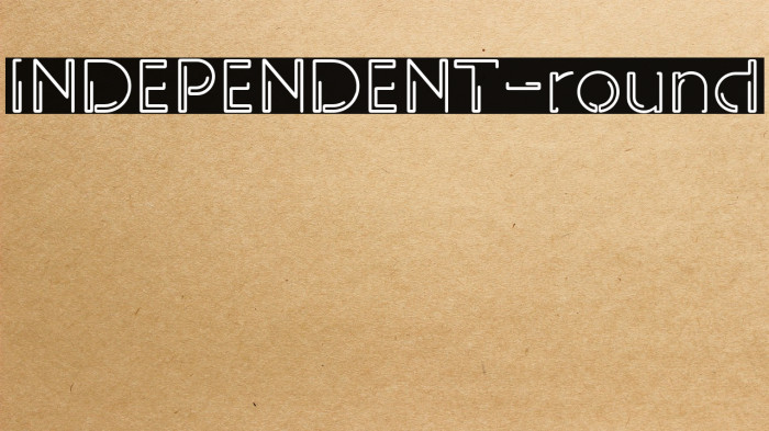 INDEPENDENT-round Example 1