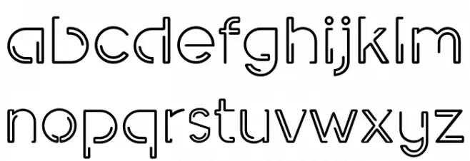 INDEPENDENT-round フォント 小文字