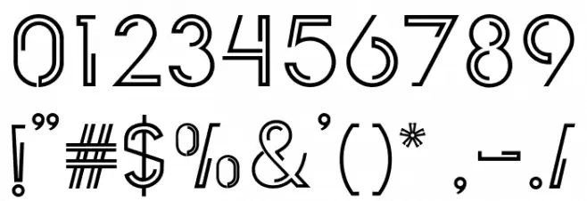 INDEPENDENT Font OTHER CHARS