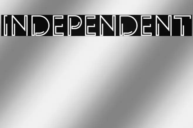 INDEPENDENT Font examples