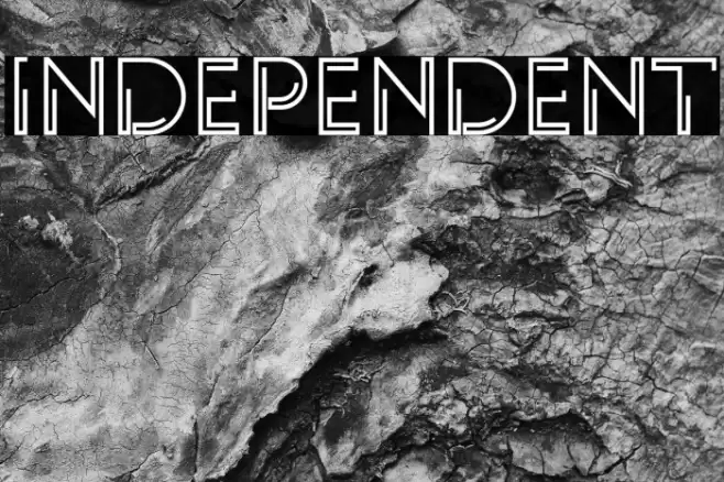 INDEPENDENT Font examples
