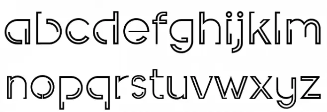 INDEPENDENT Font Litere mici