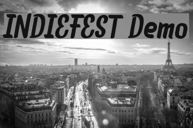 INDIEFEST Demo Font examples