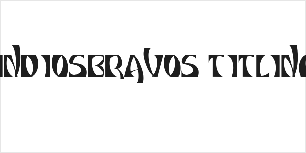 INDIOSBRAVOS TITLING Logo