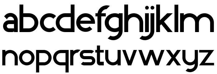 INDOSCREEN Font LOWERCASE