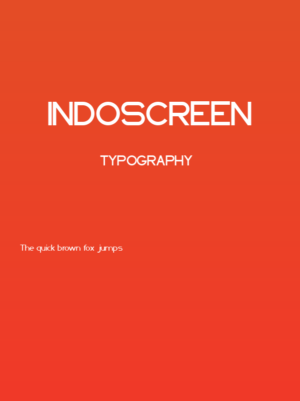 INDOSCREEN Poster