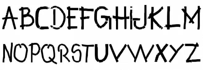INF MarkerTK Font LOWERCASE