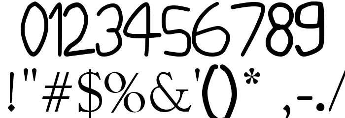 INF Simpang Ampek Font OTHER CHARS