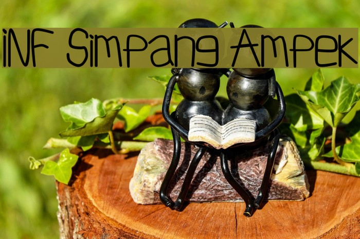 INF Simpang Ampek Font examples