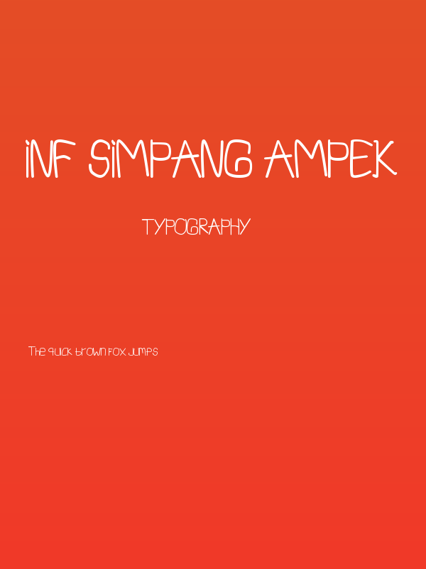 INF Simpang Ampek Poster