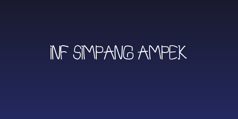 INF Simpang Ampek Social Header