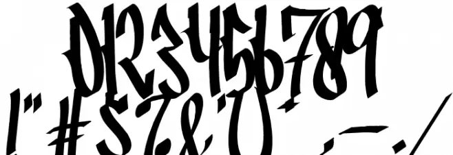 INFANCY Font OTHER CHARS