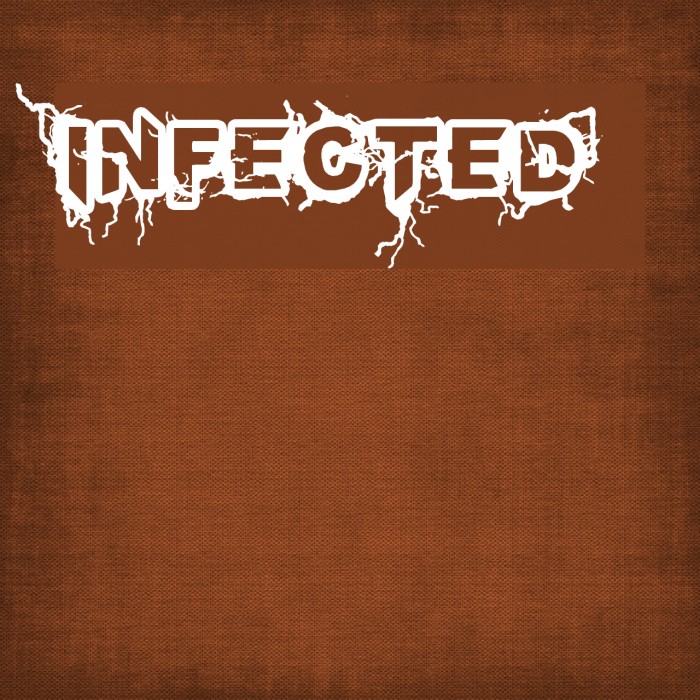 INFECTED Font examples