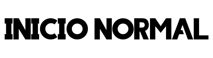INICIO NORMAL Font