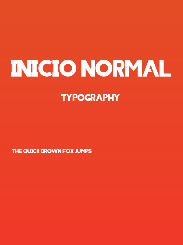INICIO NORMAL Poster