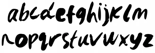INKBRUSH-MIA Caratteri MINUSCOLO