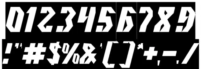 INOVATION-Inverse Font OTHER CHARS