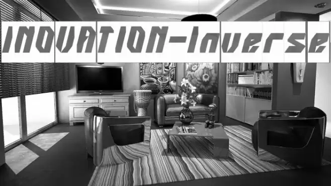 INOVATION-Inverse Font examples