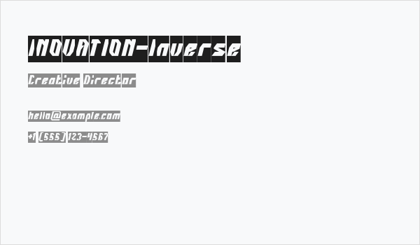 INOVATION-Inverse Business Card