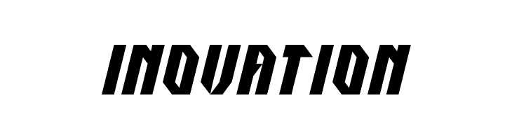INOVATION  Frei Schriftart Herunterladen