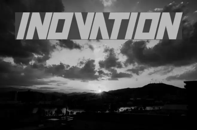 INOVATION Font examples