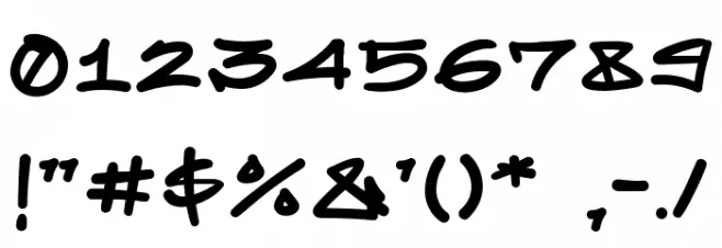 INSANITY Schriftart Anderer Schreiben