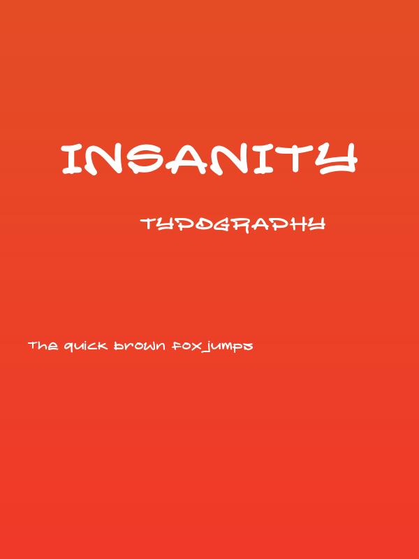 INSANITY Poster