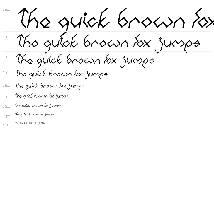 INSIDE THE BOX Bold Italic Waterfall