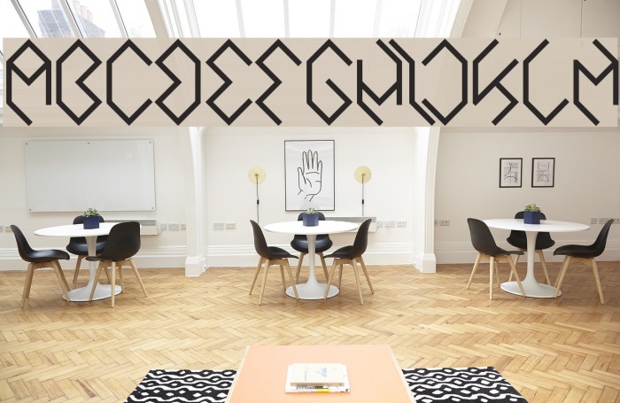 INSIDE THE BOX Bold Font examples