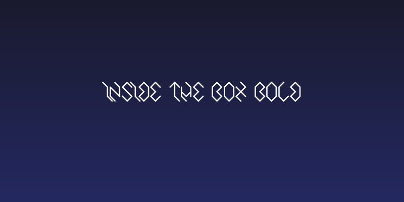 INSIDE THE BOX Bold Social Header