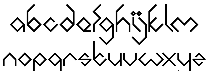 INSIDE THE BOX Bold Font LOWERCASE