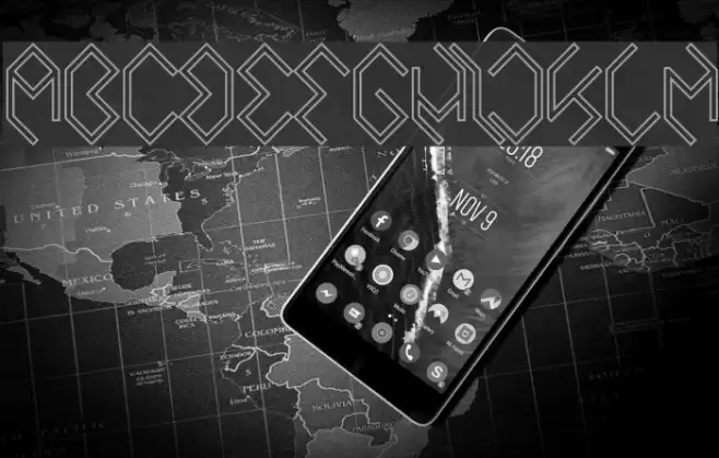 INSIDE THE BOX-Hollow Bold Font examples