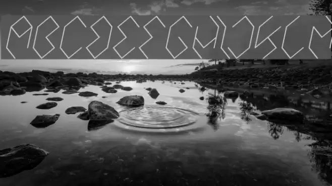 INSIDE THE BOX Italic Font examples