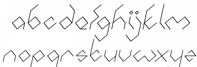 INSIDE THE BOX Italic फ़ॉन्ट लोअरकेस