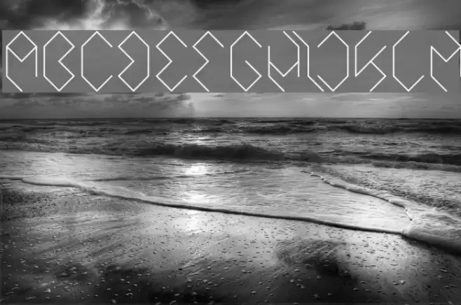 INSIDE THE BOX Font examples