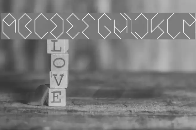 INSIDE THE BOX Font examples