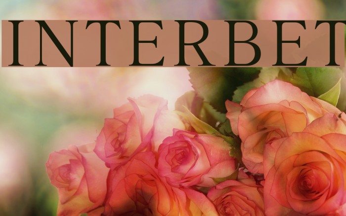 INTERBET Font examples