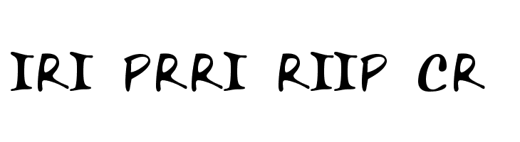INTERNATIONAL PERFORMING RELATIONSHIP CENTER FONT Polices