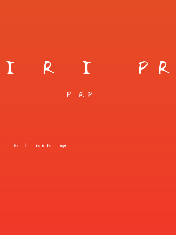 INTERNATIONAL PERFORMING RELATIONSHIP CENTER FONT Poster