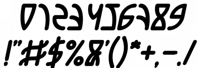 INTERPLANETARY Bold Italic Font OTHER CHARS