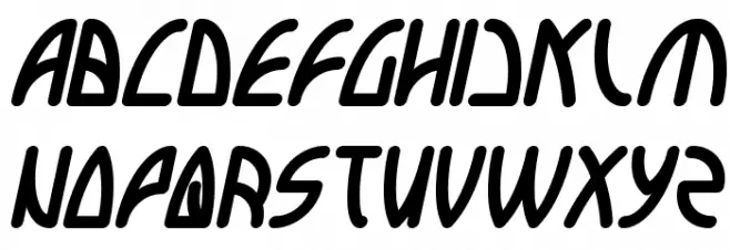 INTERPLANETARY Bold Italic Шрифта ВЕРХНИЙ