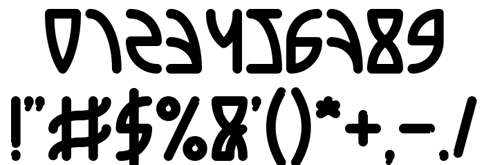 INTERPLANETARY Bold Font OTHER CHARS
