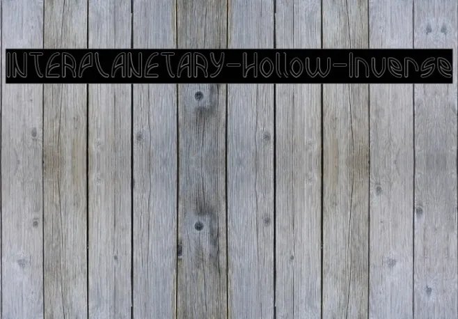 INTERPLANETARY-Hollow-Inverse Example 1