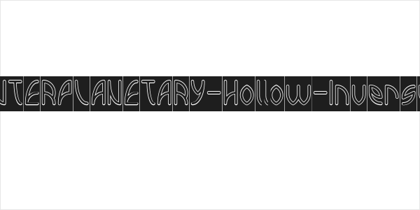 INTERPLANETARY-Hollow-Inverse Logo