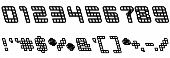 INVASION Bold Font OTHER CHARS