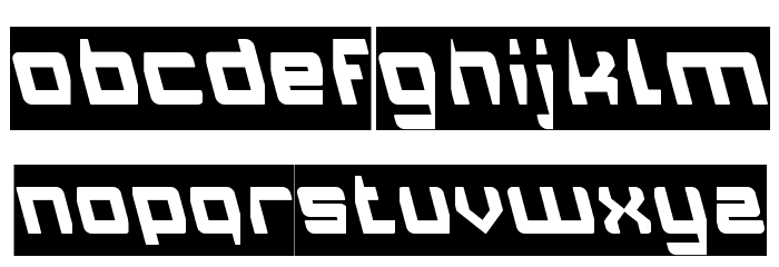 INVASION-Filled-Inverse Font LOWERCASE