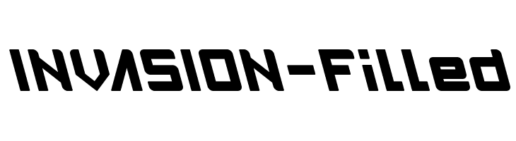 INVASION-Filled Fonte