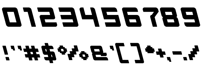 INVASION-Filled Font OTHER CHARS