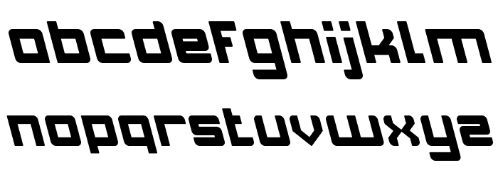 INVASION-Filled Font LOWERCASE